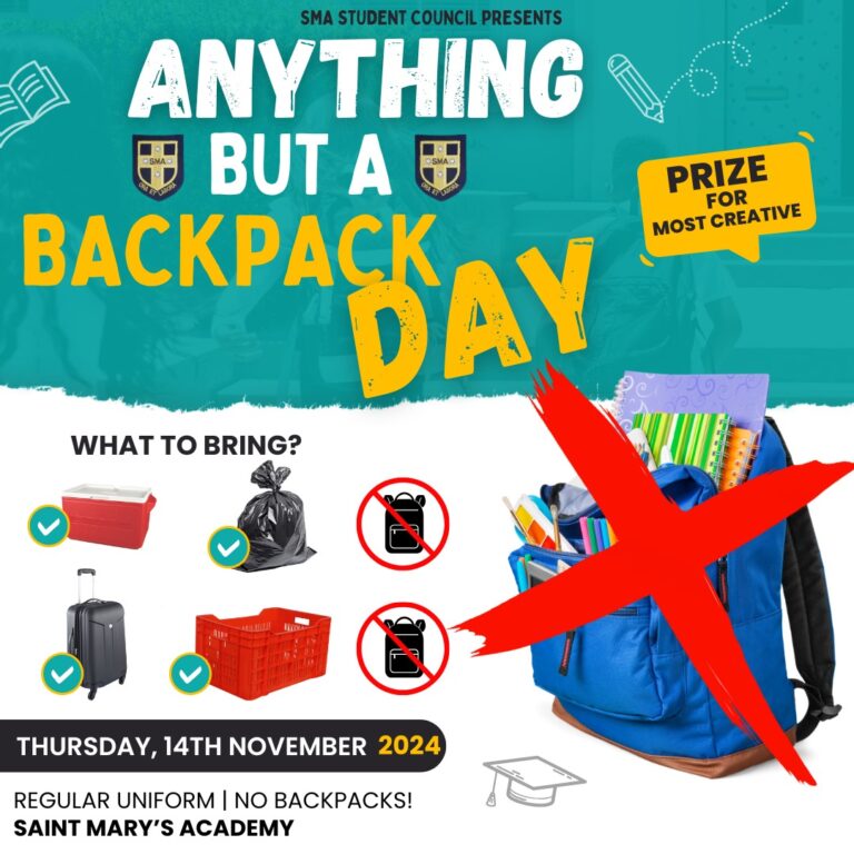 Anything but a Backpack Day